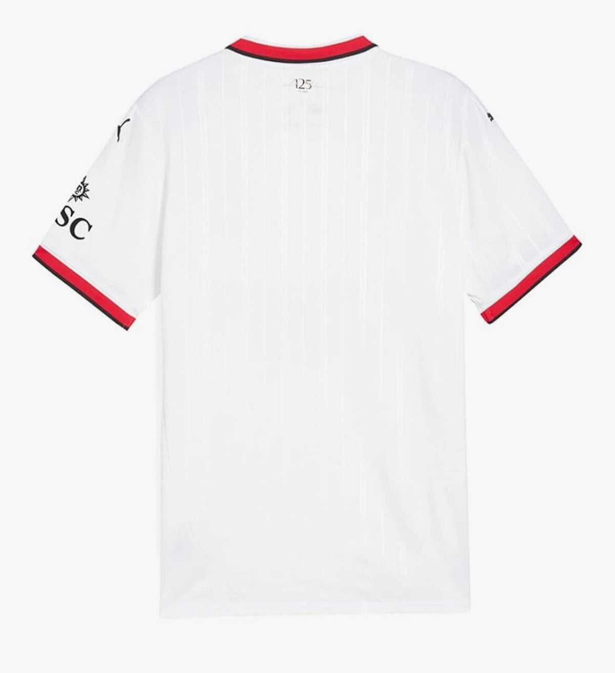 Puma AC Milan Away Collared Short Sleeve Soccer Jersey Mens White NWT 77501302