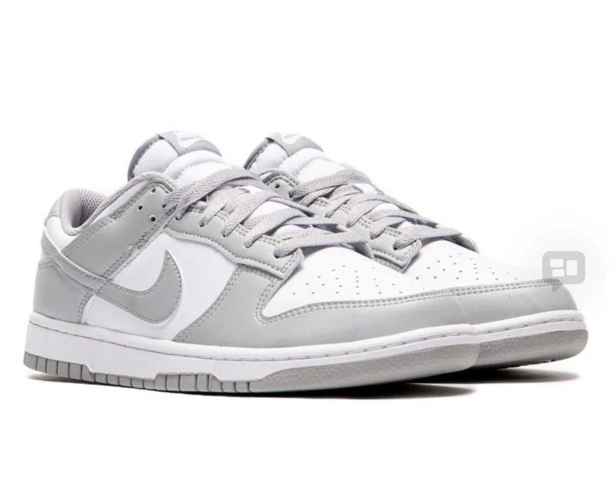 Nike Dunk Low Sneakers Mens White Light Smoke Grey Size 13 HF5441-105