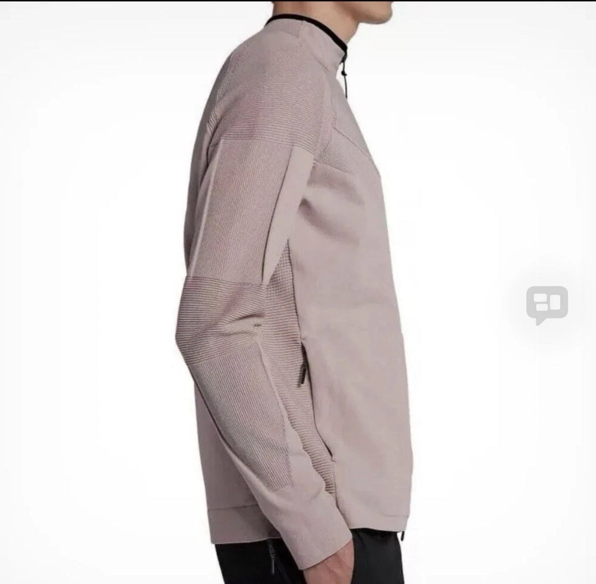 Nike Tech Knit Full Zip Jacket Men's Size Large Rose Pink - 886150-684 $250
