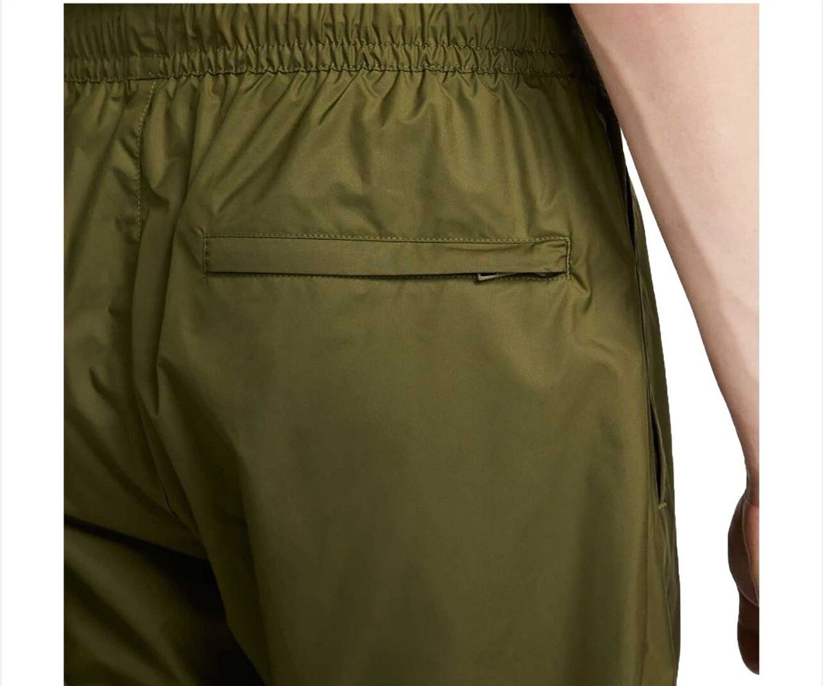 Nike Sportswear Swoosh League Woven Lined Green Pants Mens S NWT DM5485-326