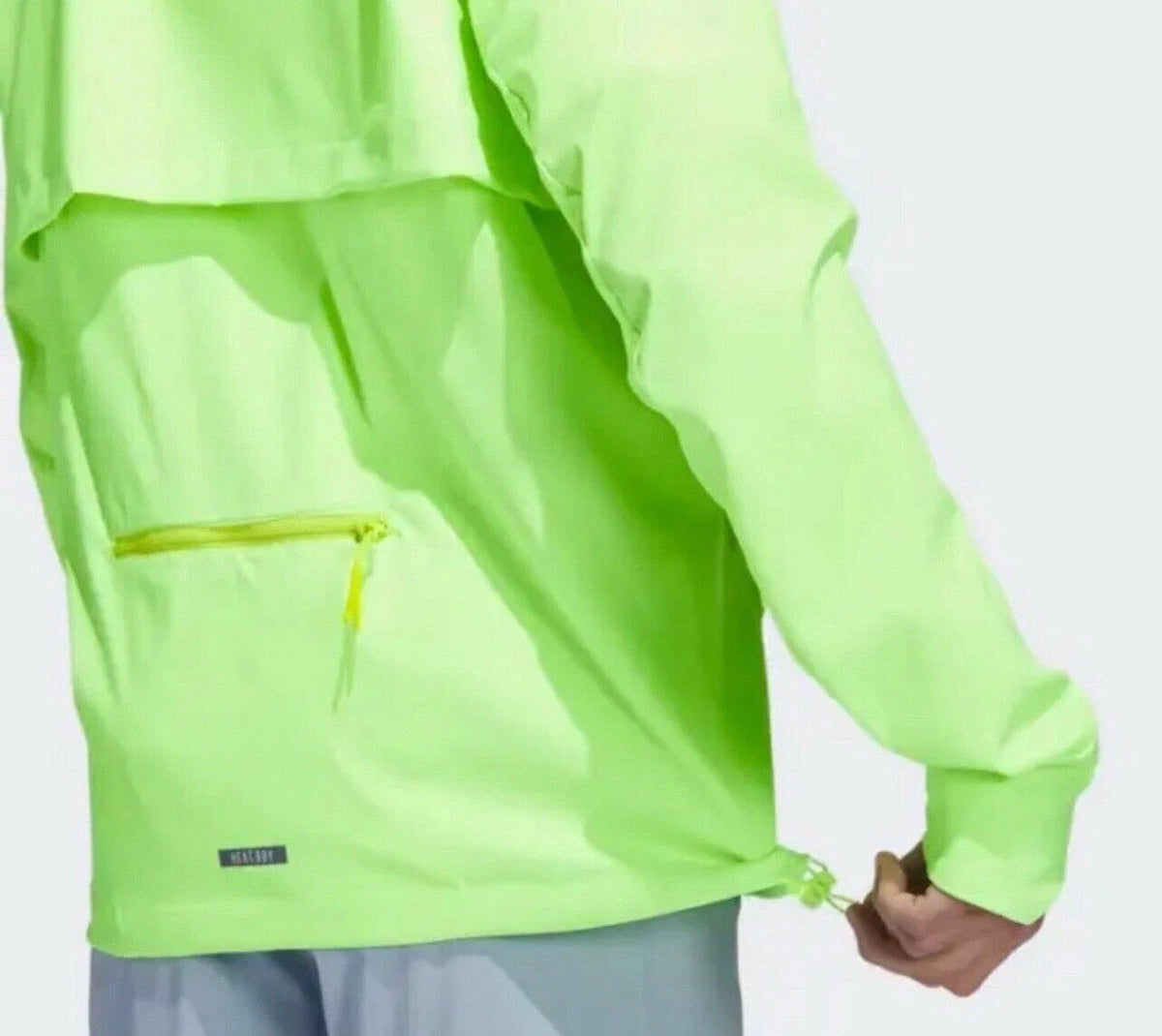 adidas Adicross Transitional HEAT.RDY Golf Jacket Lucid Lemon 2XL NWT IB1976