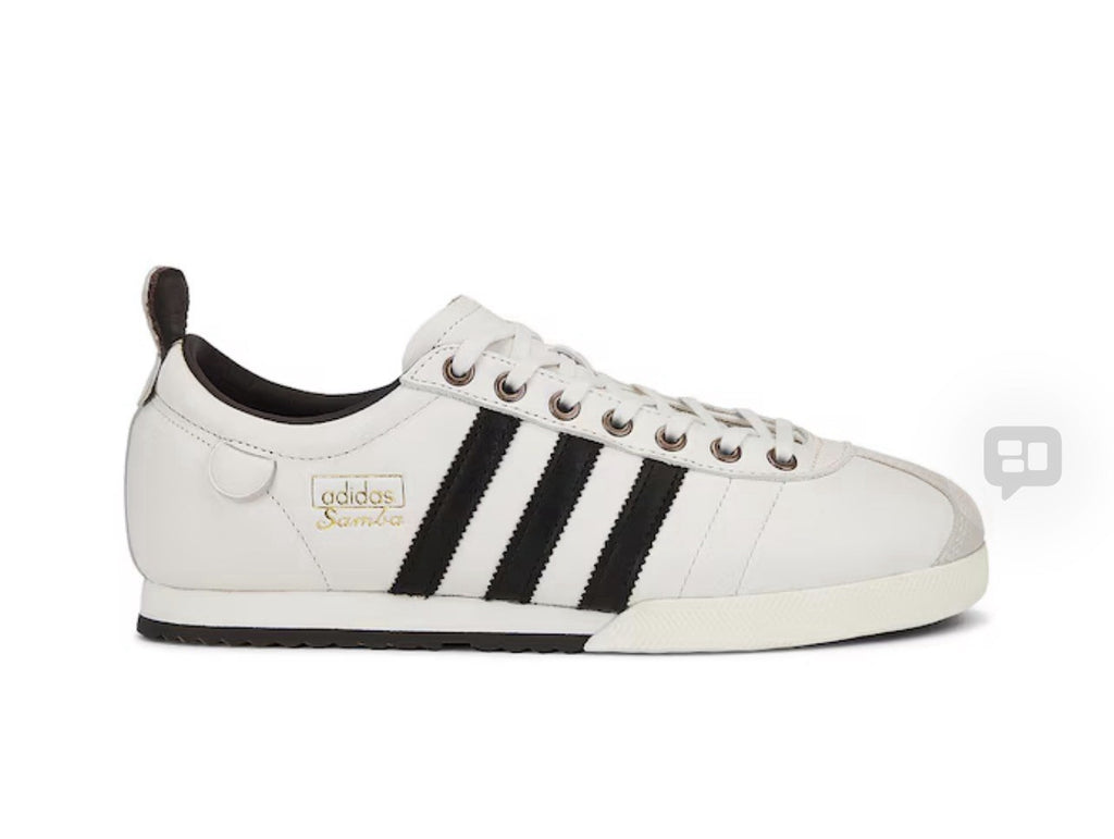 Size 13 - adidas Samba 62 White Black Brown JQ5104