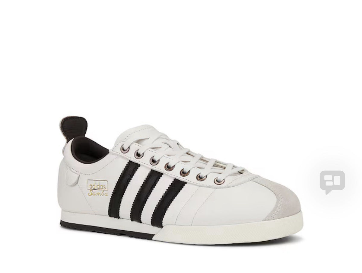 Size 13 - adidas Samba 62 White Black Brown JQ5104