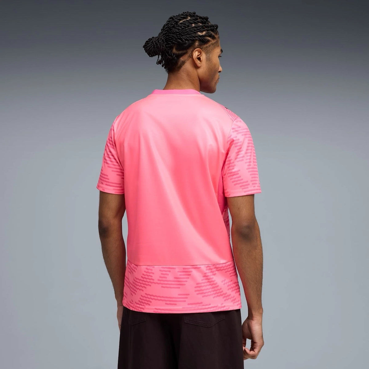 Puma Portugal Authentic Match Soccer Jersey Pink M SBGK Sun Struck Fluro