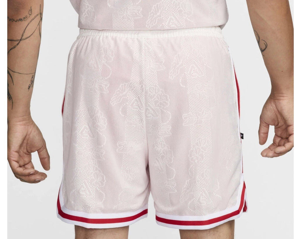 Nike Men's Giannis 6” Dri-FIT DNA Basketball Shorts White/Red XXL FZ0827-133