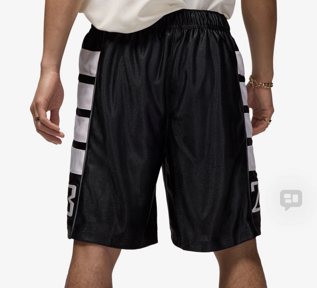 Nike Men’s Jordan Brooklyn Cat Scratch Black White HV0560-011 Size XXL