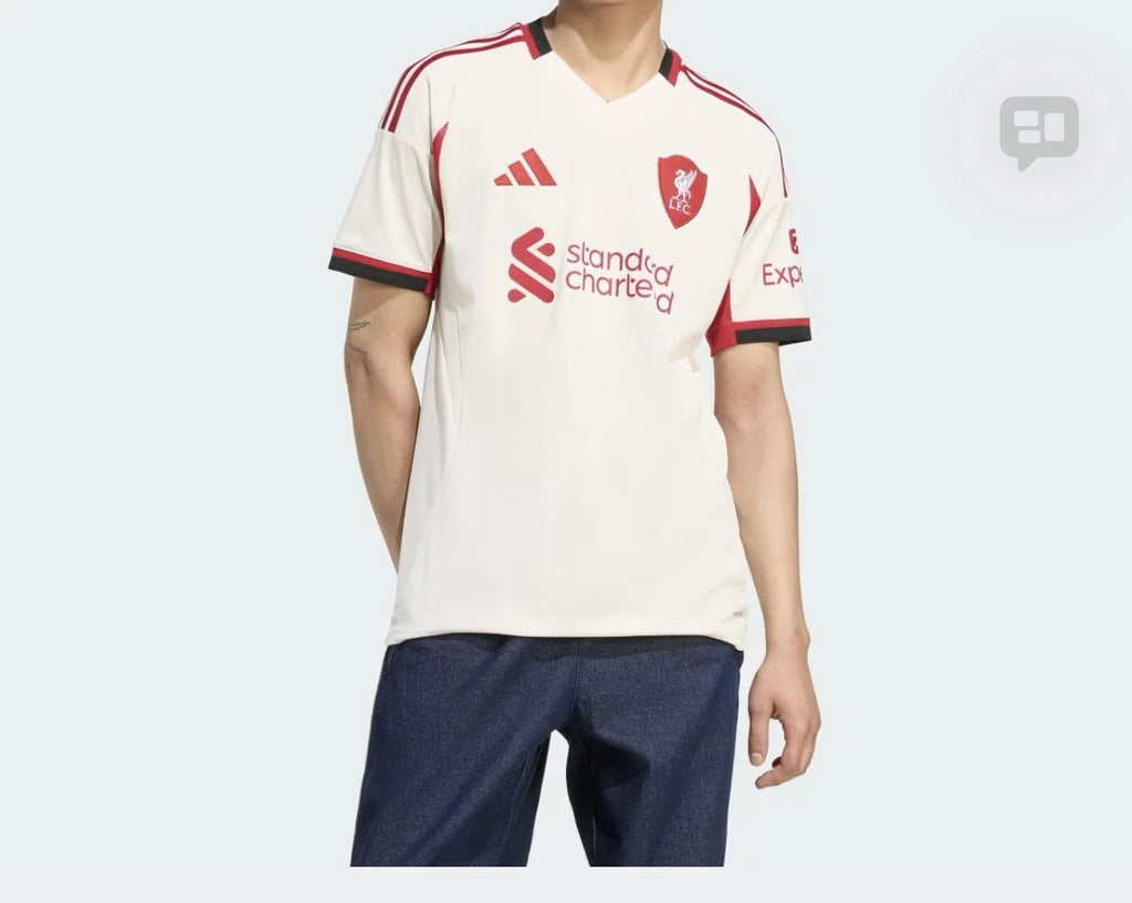 Adidas Originals Liverpool Fc 25/26 Away Authentic Jersey Size 2XLJV6488 $150