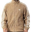 Adidas Track Jacket Boucle Firebird White 3-Stripes Brown KS5274 Size Large $110
