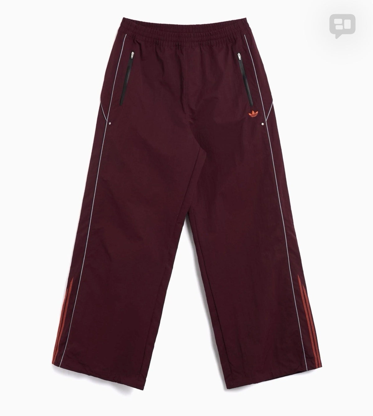 Adidas OG L.A. Venice Wind Pant - Maroon JX3800 Size Large Retail Price $190