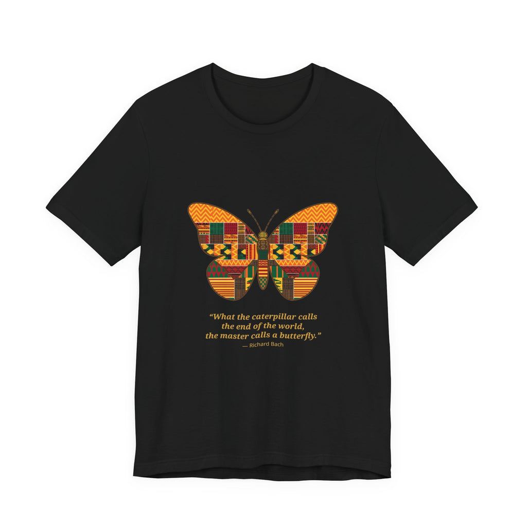 Kente Butterfly Tee Black Edition