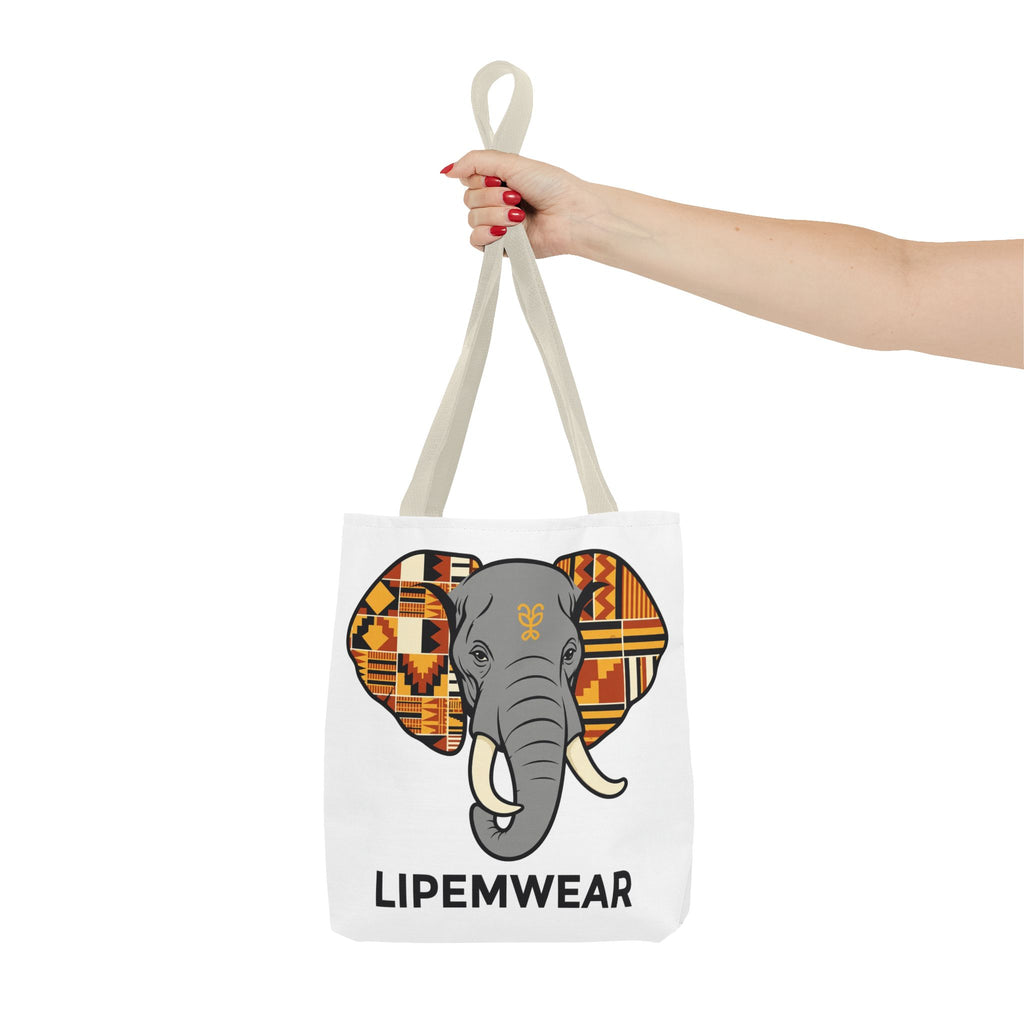 Lipemwear Kente Elephant Tote Bag