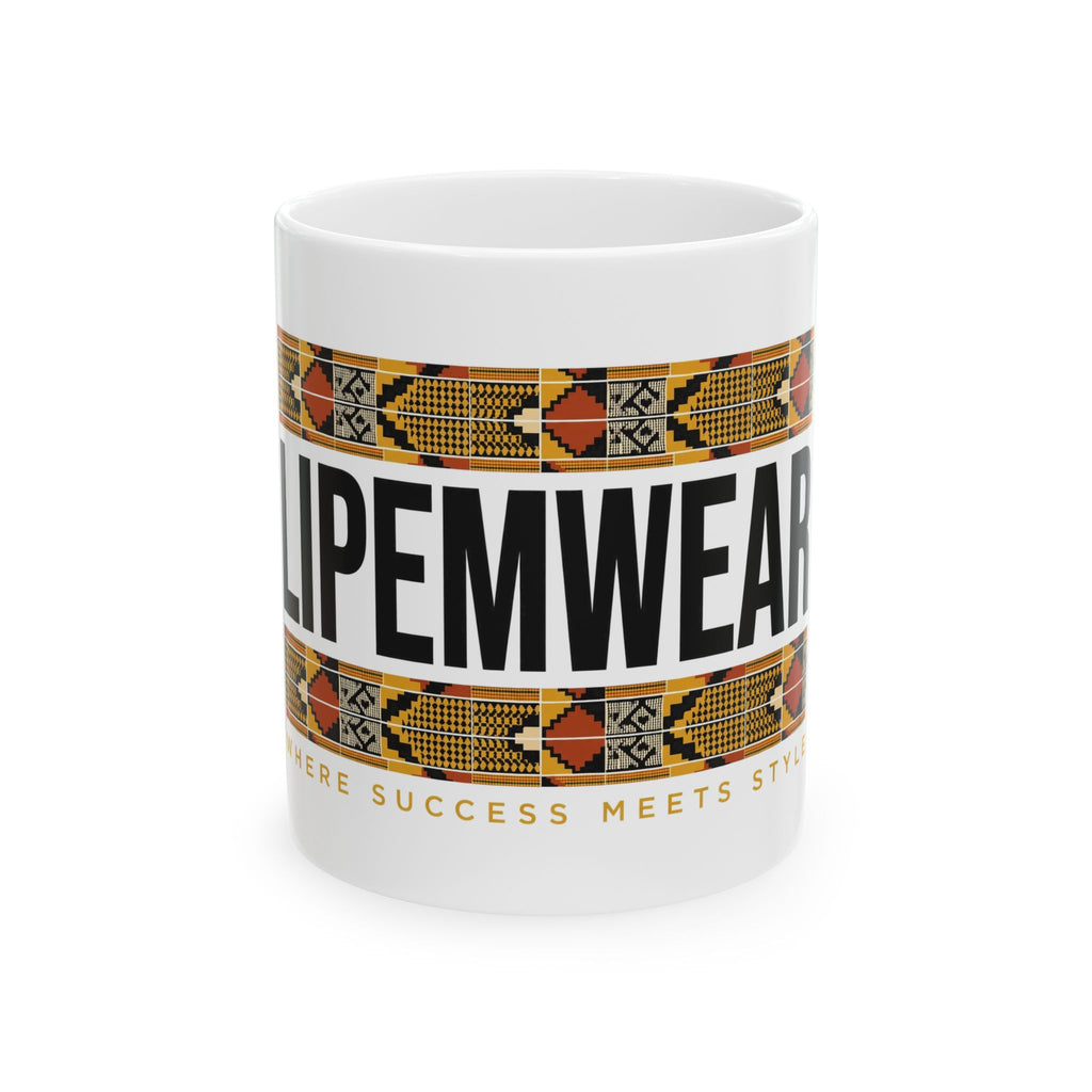Lipemwear Kente Wordmark Mug
