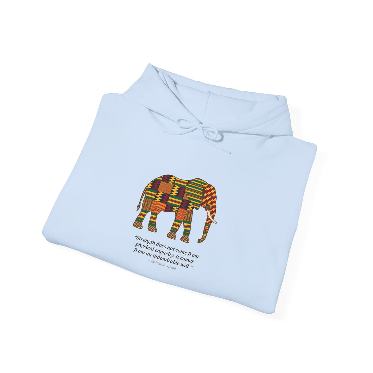 Kente Elephant Hoodie