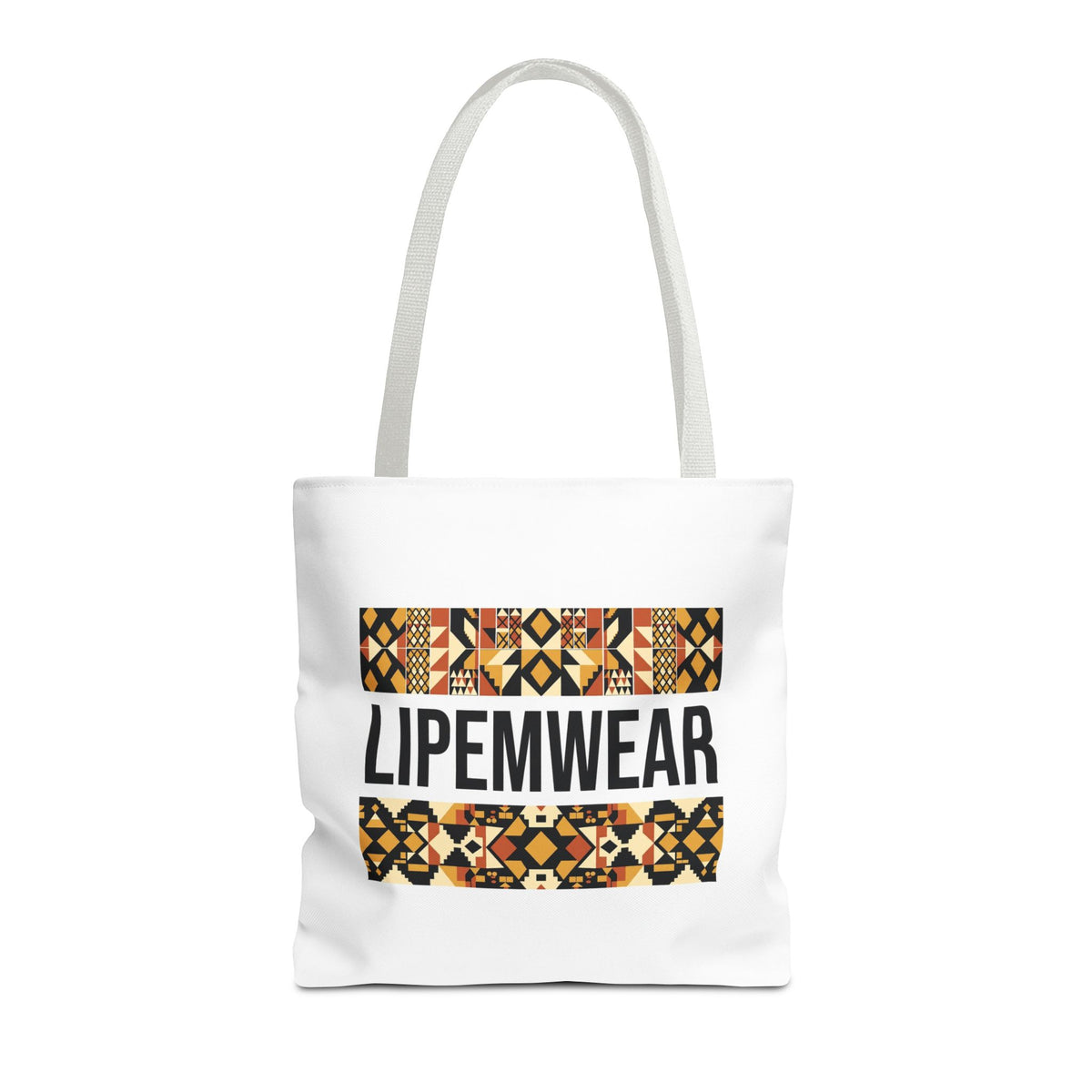 Lipemwear Kente Wordmark Tote Bag