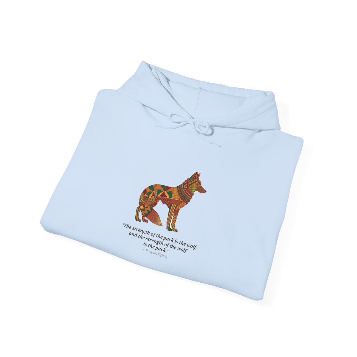 Lipemwear Kente Wolf Hoodie