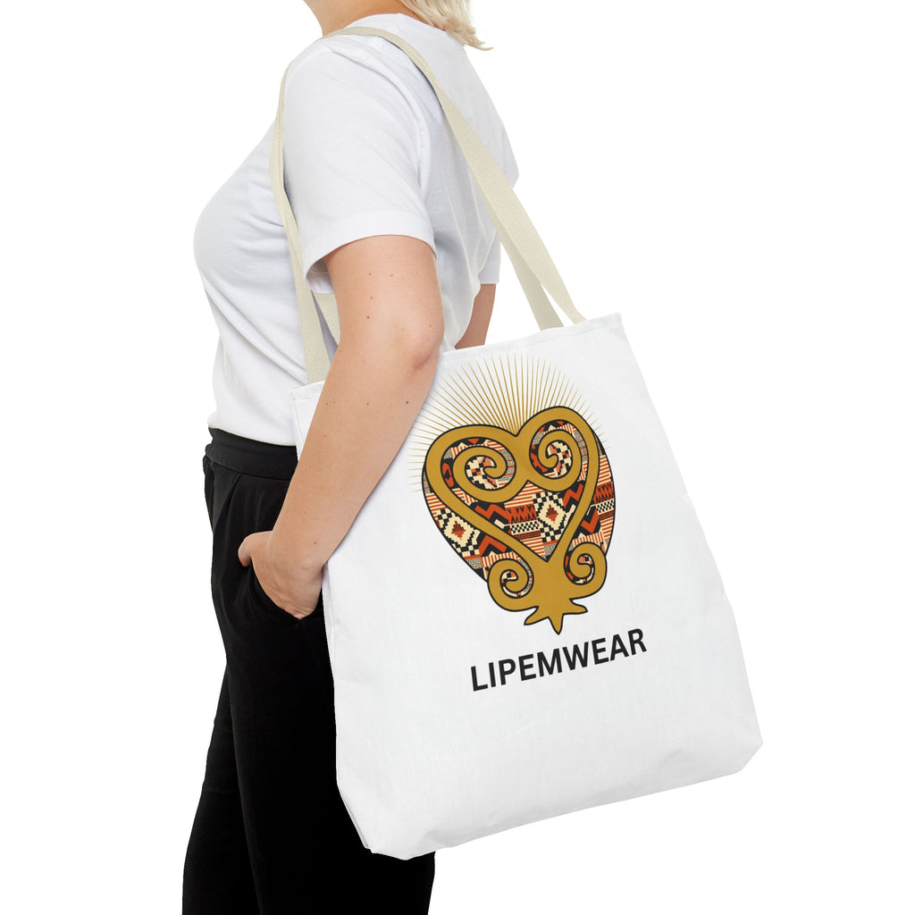 Lipemwear Sankofa Heart Tote Bag