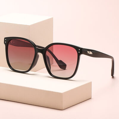 Oversized Gradient Lens Sunglasses front