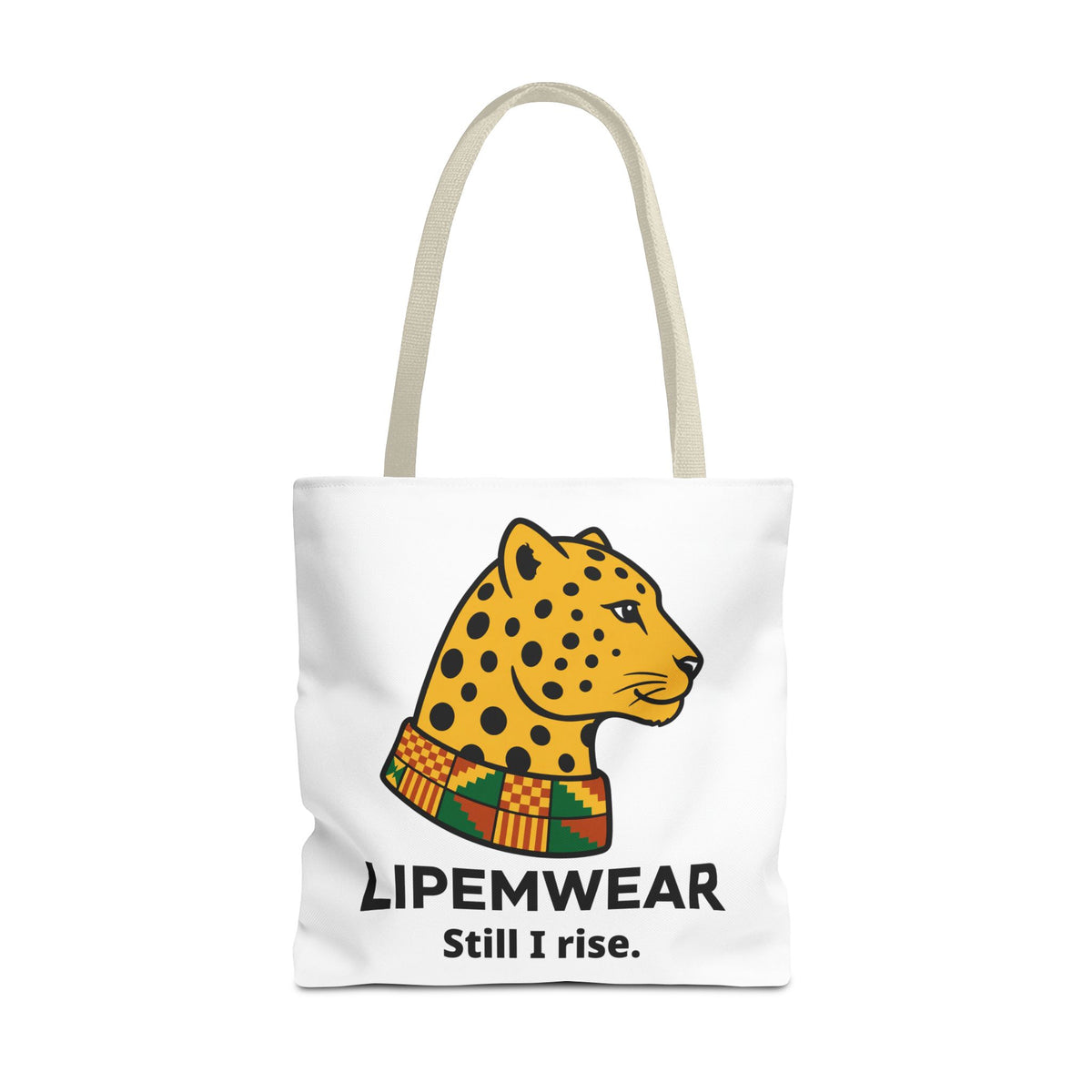 Lipemwear Kente Cheetah Tote Bag