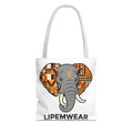 Lipemwear Kente Elephant Tote Bag