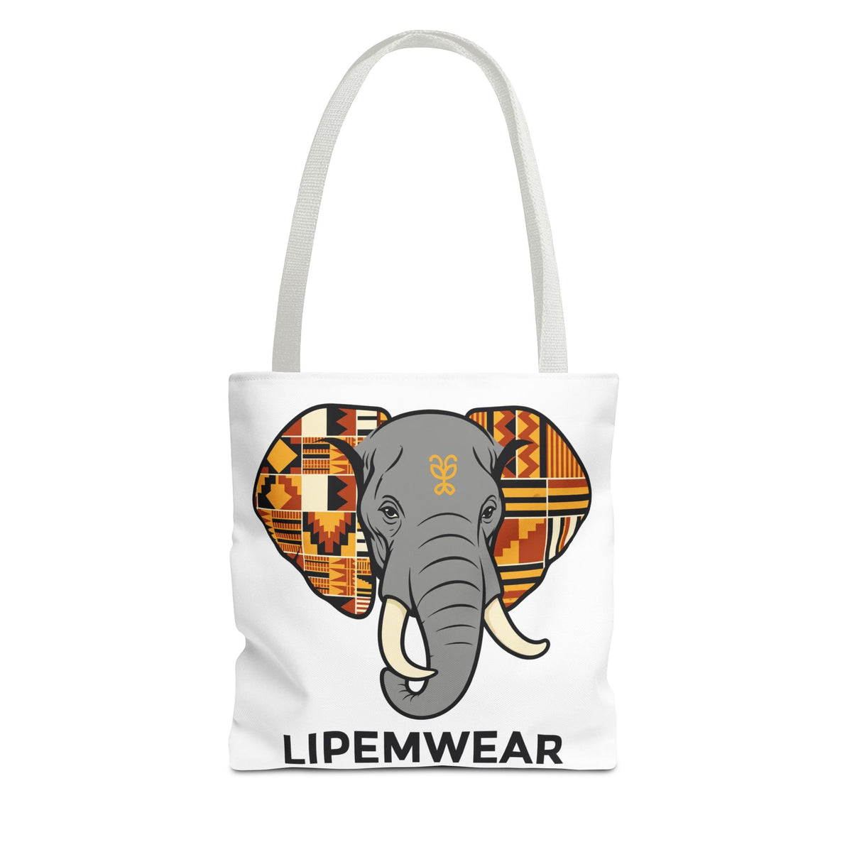 Lipemwear Kente Elephant Tote Bag