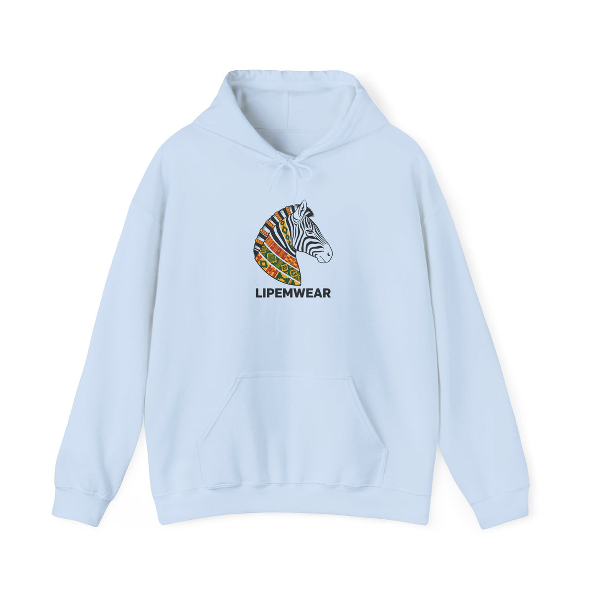 Lipemwear Kente Zebra Hoodie