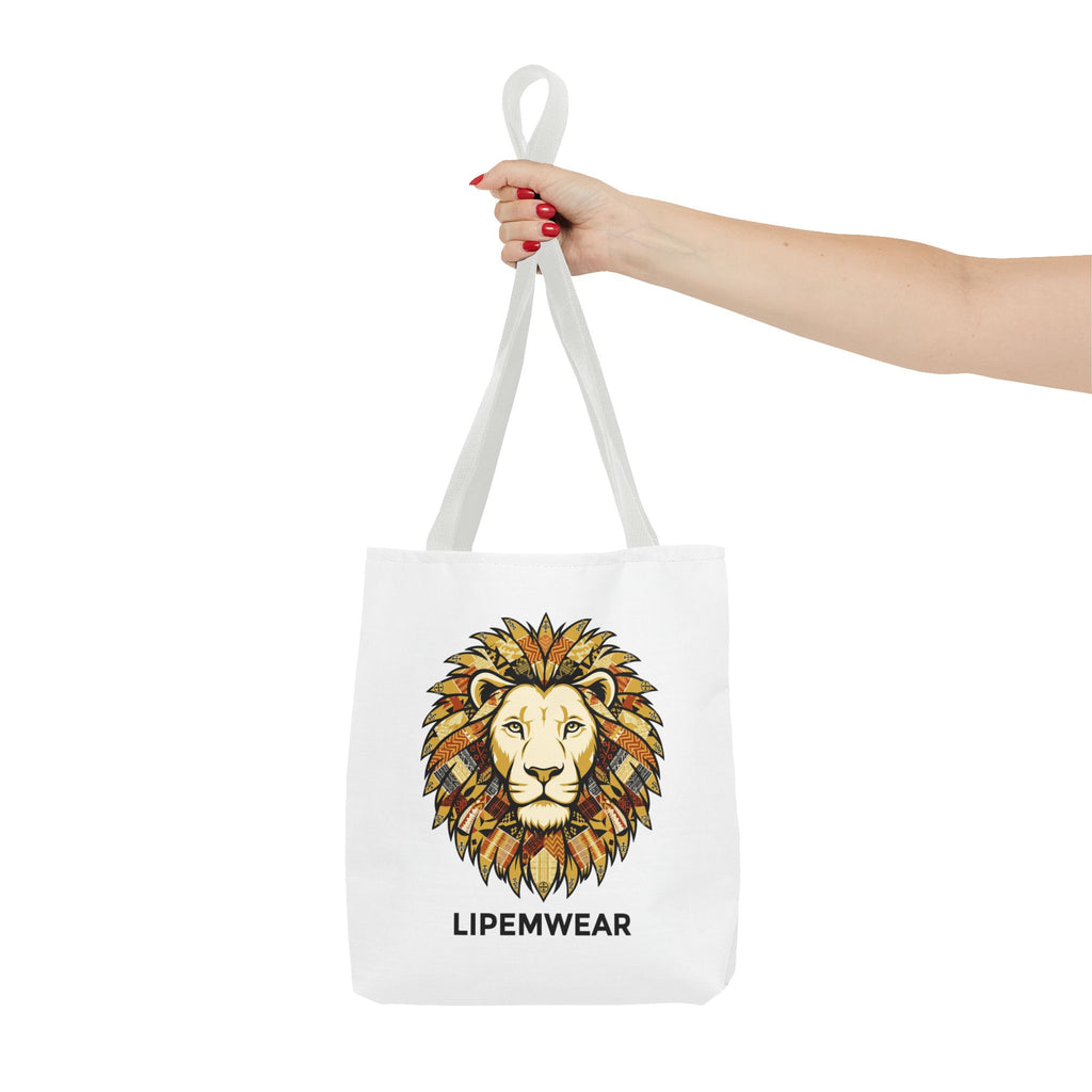 Lipemwear Kente Lion Tote Bag