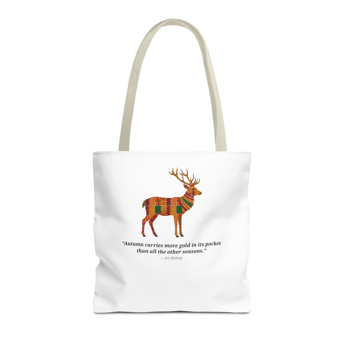 Kente Stag Tote Bag