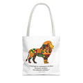 Kente Lion Tote Bag