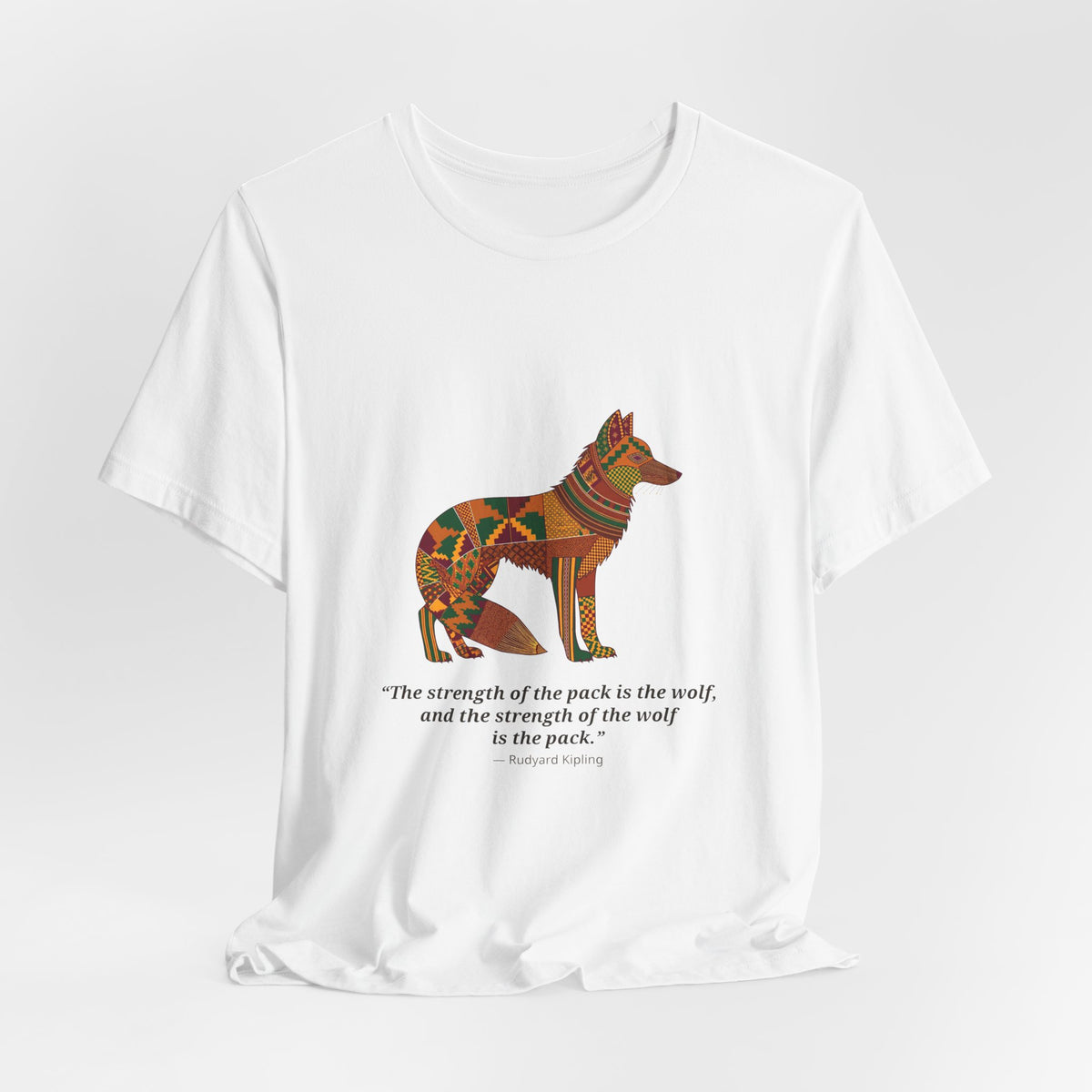 Lipemwear Kente Wolf Tee