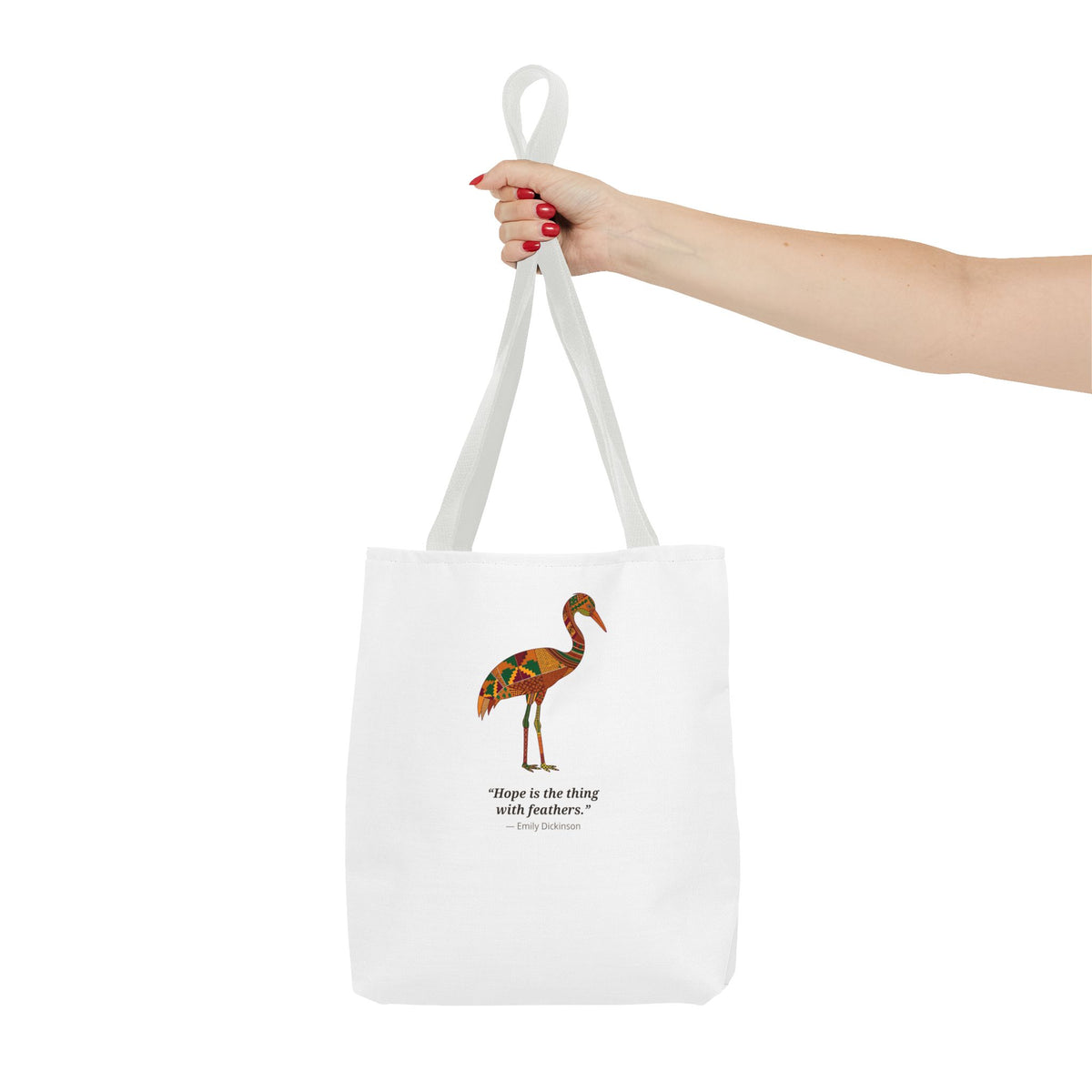 Lipemwear Kente Crane Tote Bag