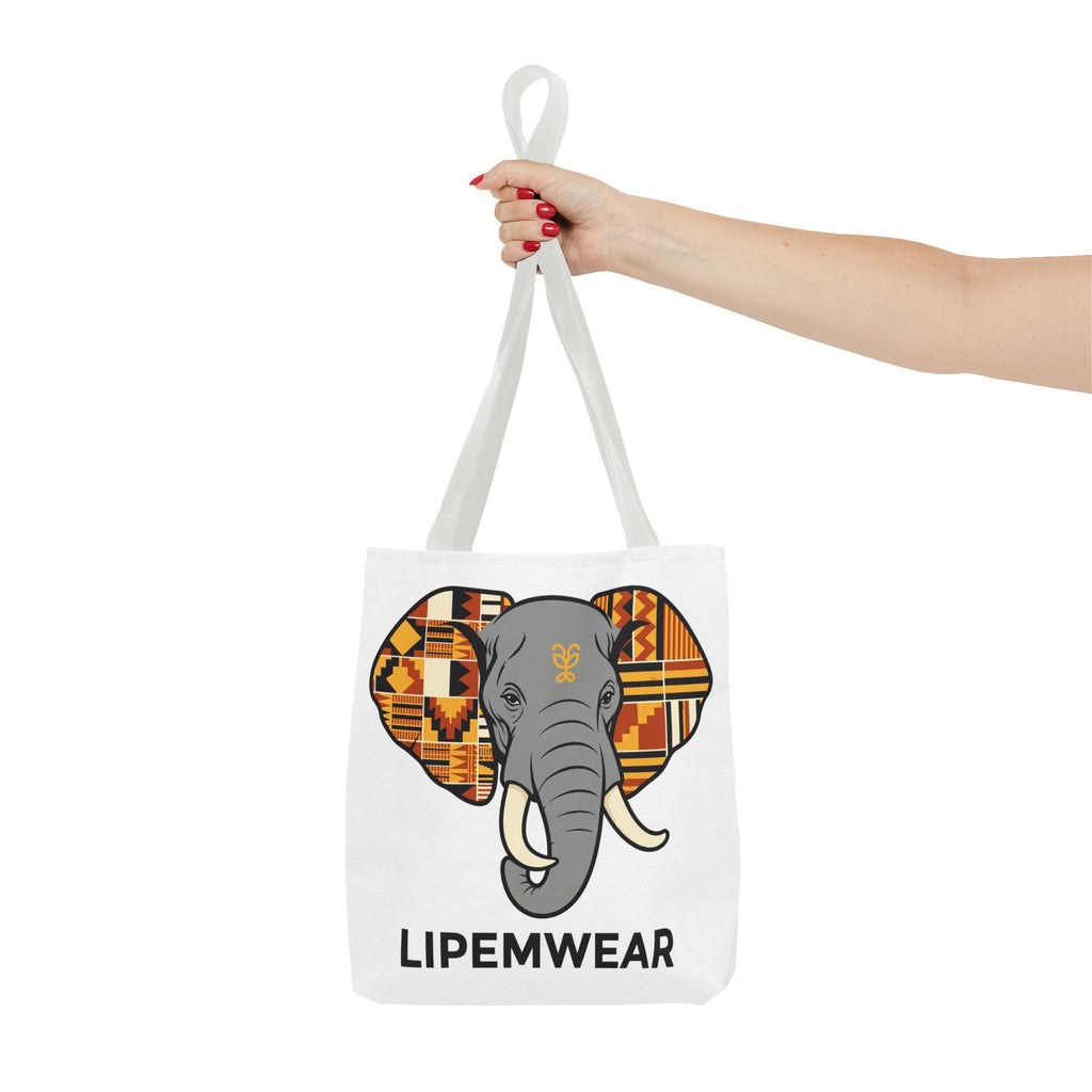 Lipemwear Kente Elephant Tote Bag