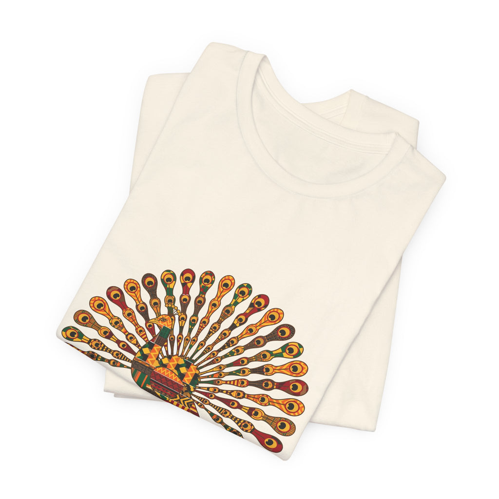 Kente Peacock Tee