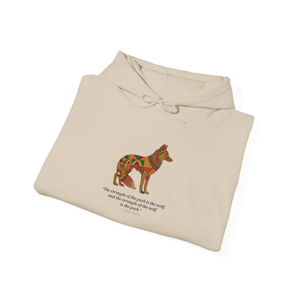 Lipemwear Kente Wolf Hoodie