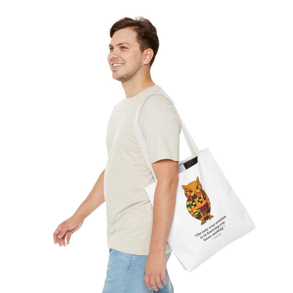 Kente Owl Tote Bag