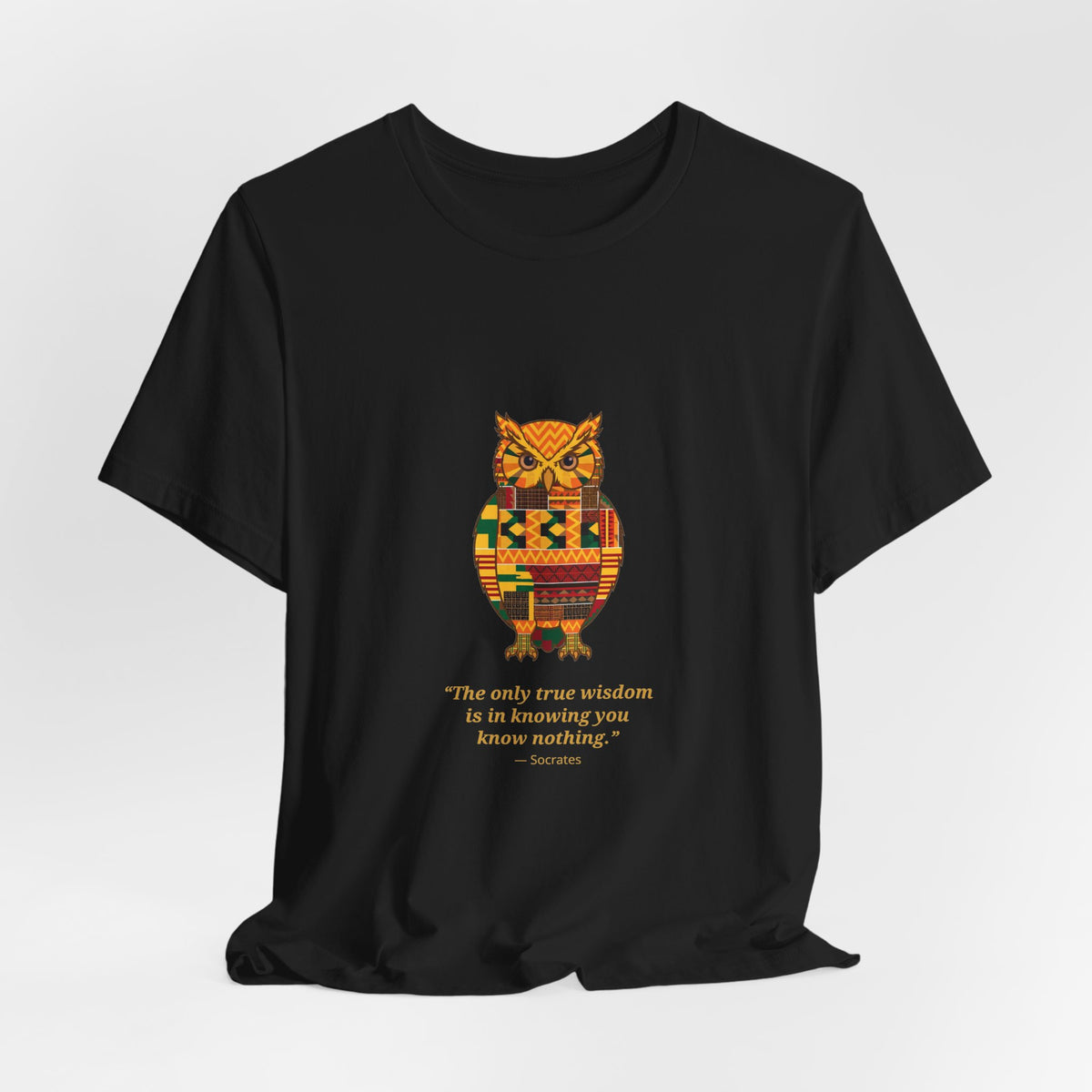 Kente Owl Tee Black Edition