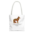 Lipemwear Kente Wolf Tote Bag