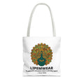 Lipemwear Kente Peacock Tote Bag
