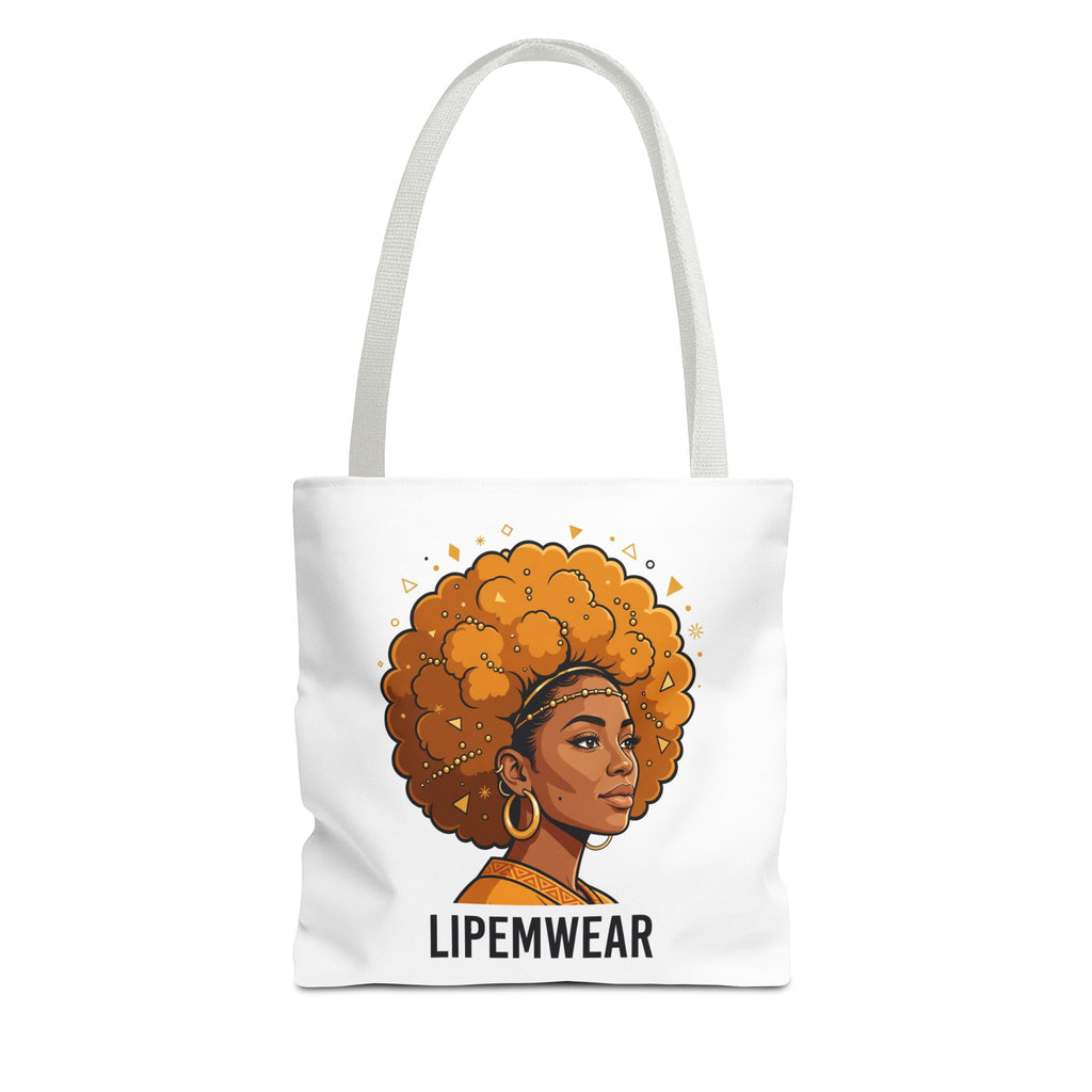 Lipemwear Golden Afro Tote Bag