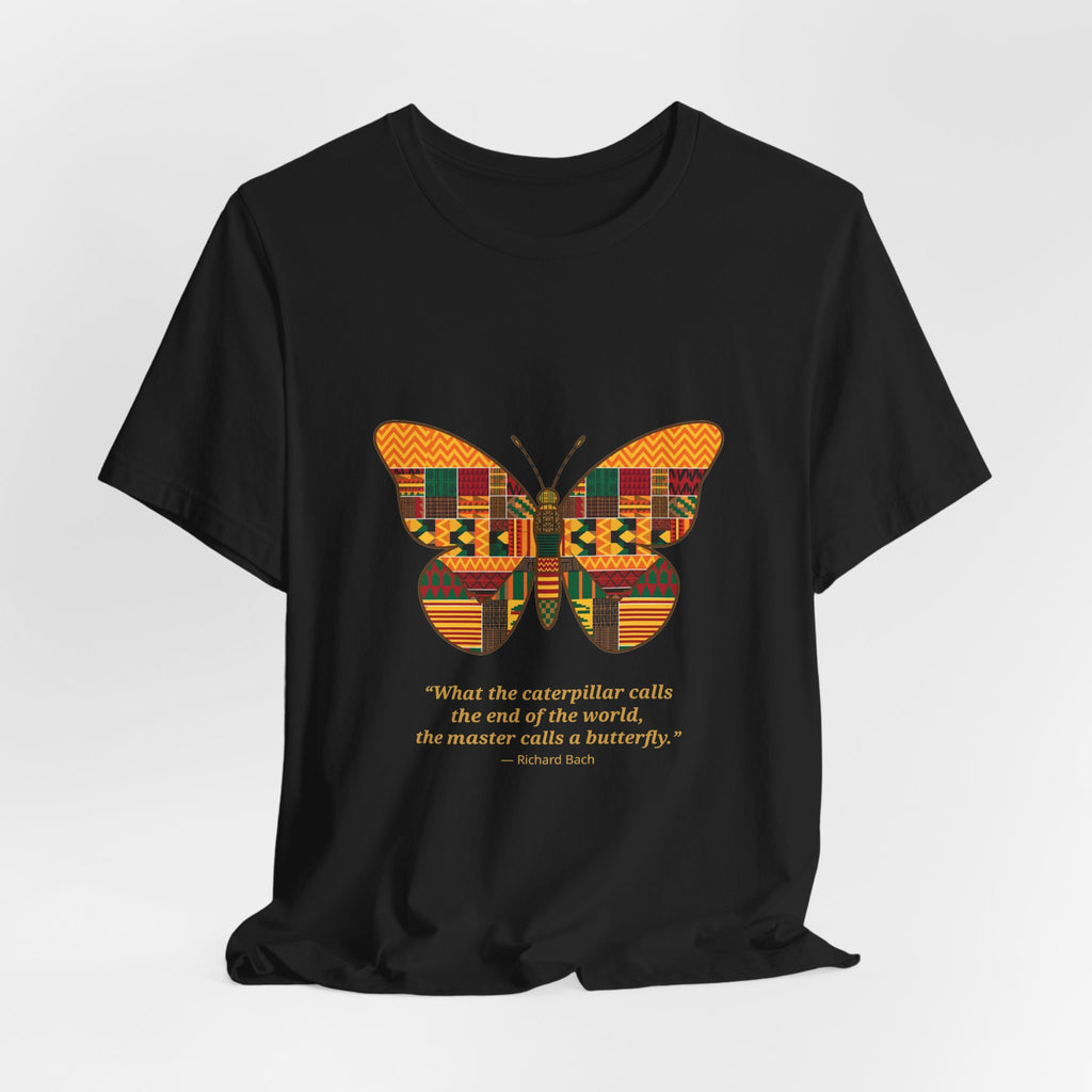 Kente Butterfly Tee Black Edition