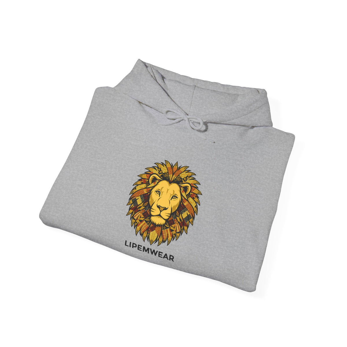 Lipemwear Kente Lion Hoodie