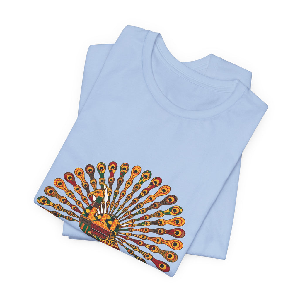 Kente Peacock Tee