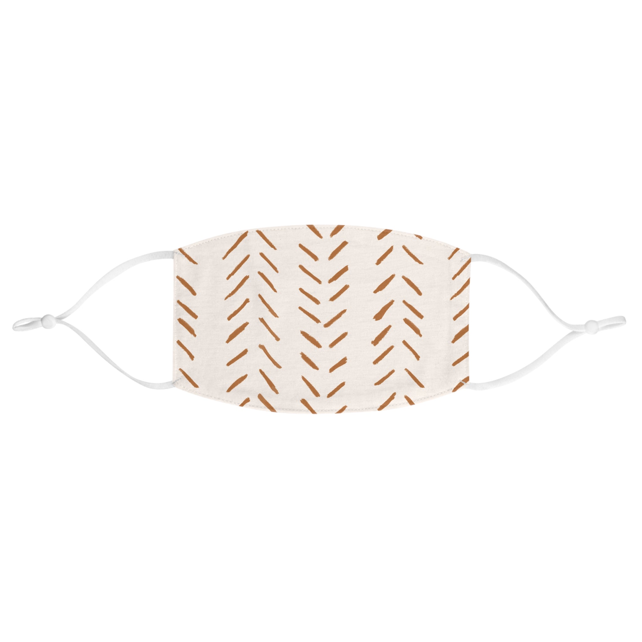 African Print Pattern Fabric Face Mask