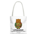 Lipemwear Kente Owl Tote Bag