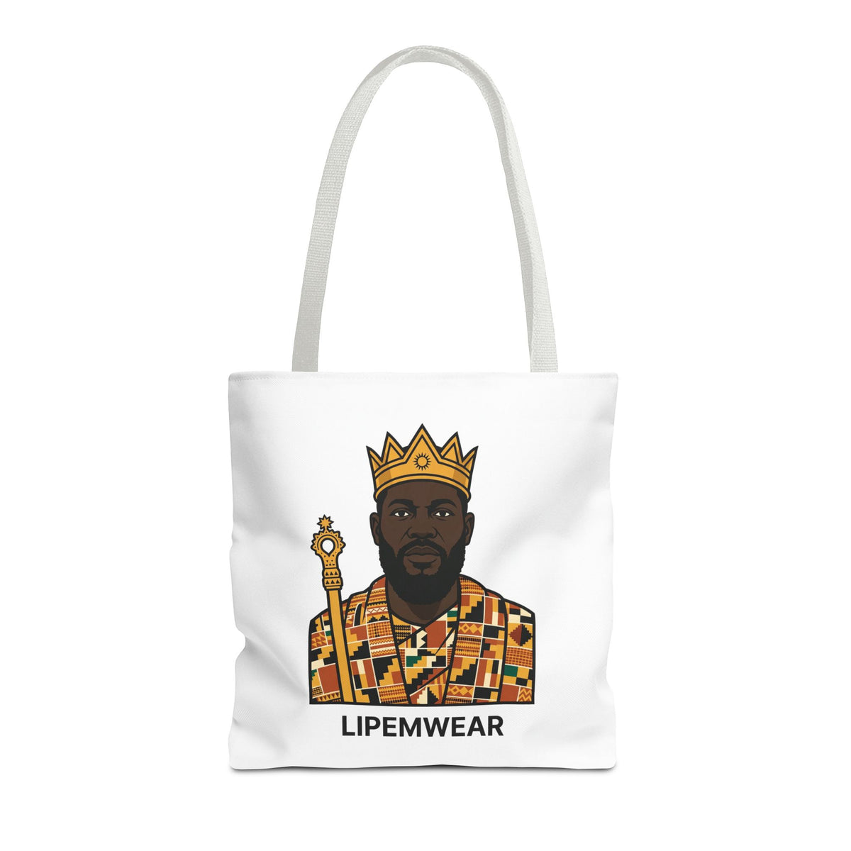 Lipemwear Kente King Tote Bag