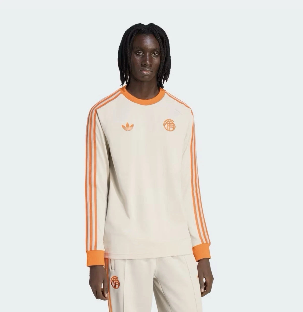 adidas FC Bayern Originals Long Sleeve T-Shirt - Beige