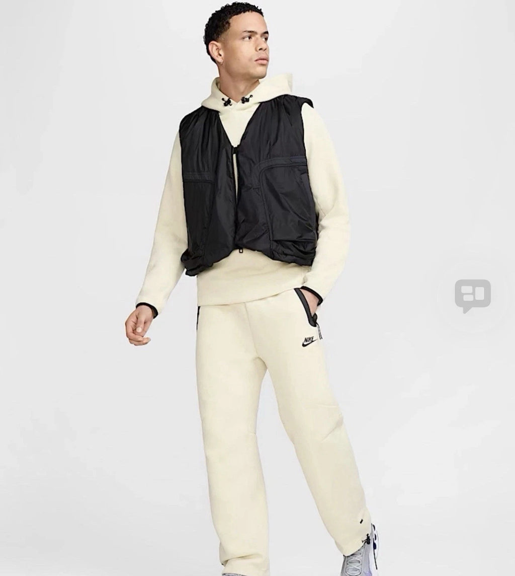 Nike Sportswear Tech Fleece Jogger Pants Khaki Tan Black S HJ6533-234