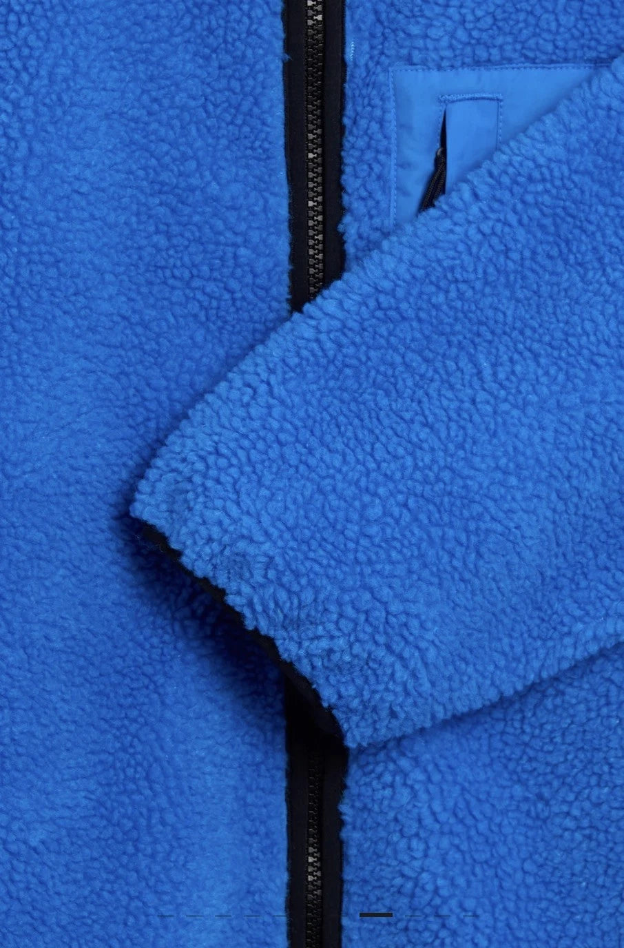 Nike Air Jordan Flight High-Pile Sherpa Jacket Mens XL Blue NWT HV0778-406