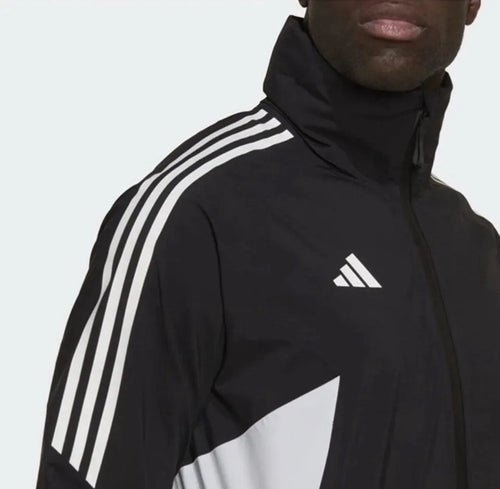 Adidas Men Condivo 22 Rain-Jacket Black Athletic Casual Jacket Sz Small H21287