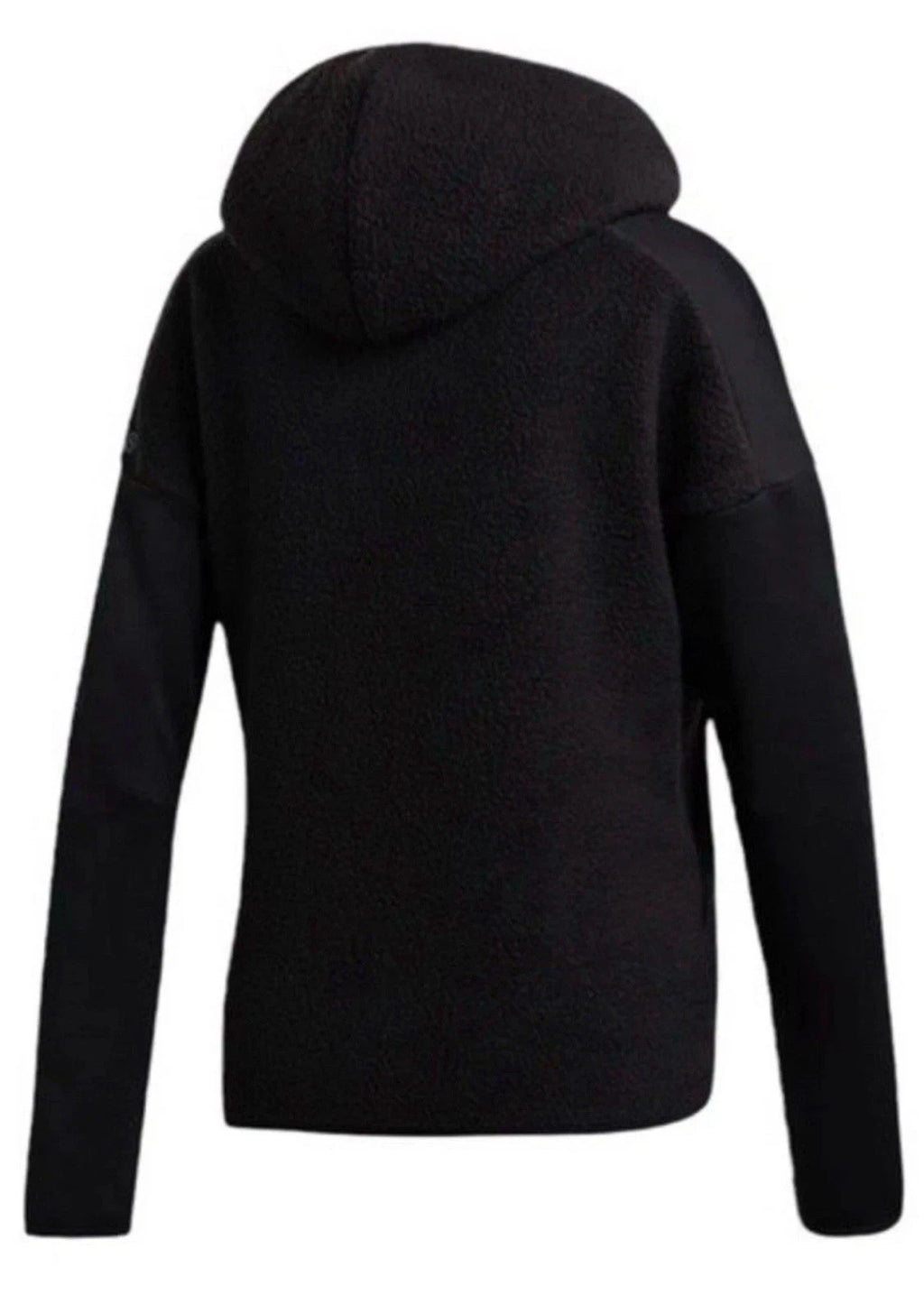 adidas Z.N.E. Full-Zip Fleece Hooded Jacket Mens Black Large DM7756