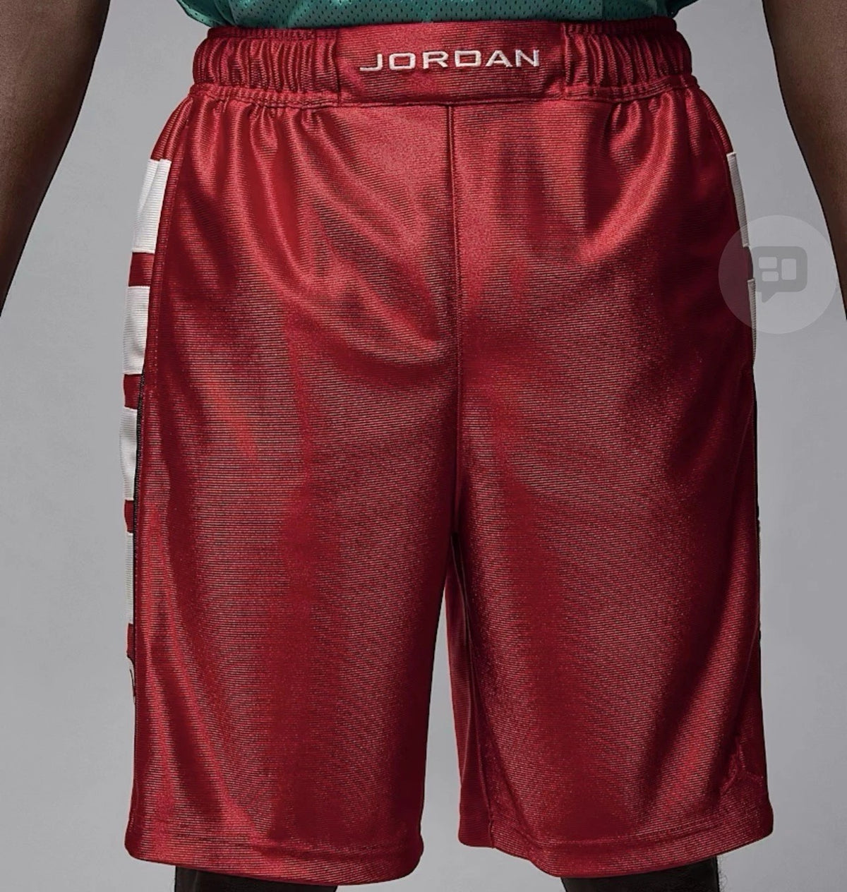 Jordan Brooklyn Cat Scratch Loose Fit Shorts Men's Red/White Size S HV0560-687